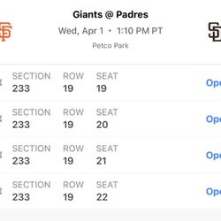 Padres Tickets 