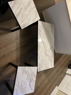 Marble Coffee Table Set