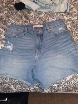 Signature by Levi Strauss High Rise Denim Shorts