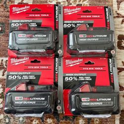 🔥 New Milwaukee Genuine XC6.0 H.O M18 battery 