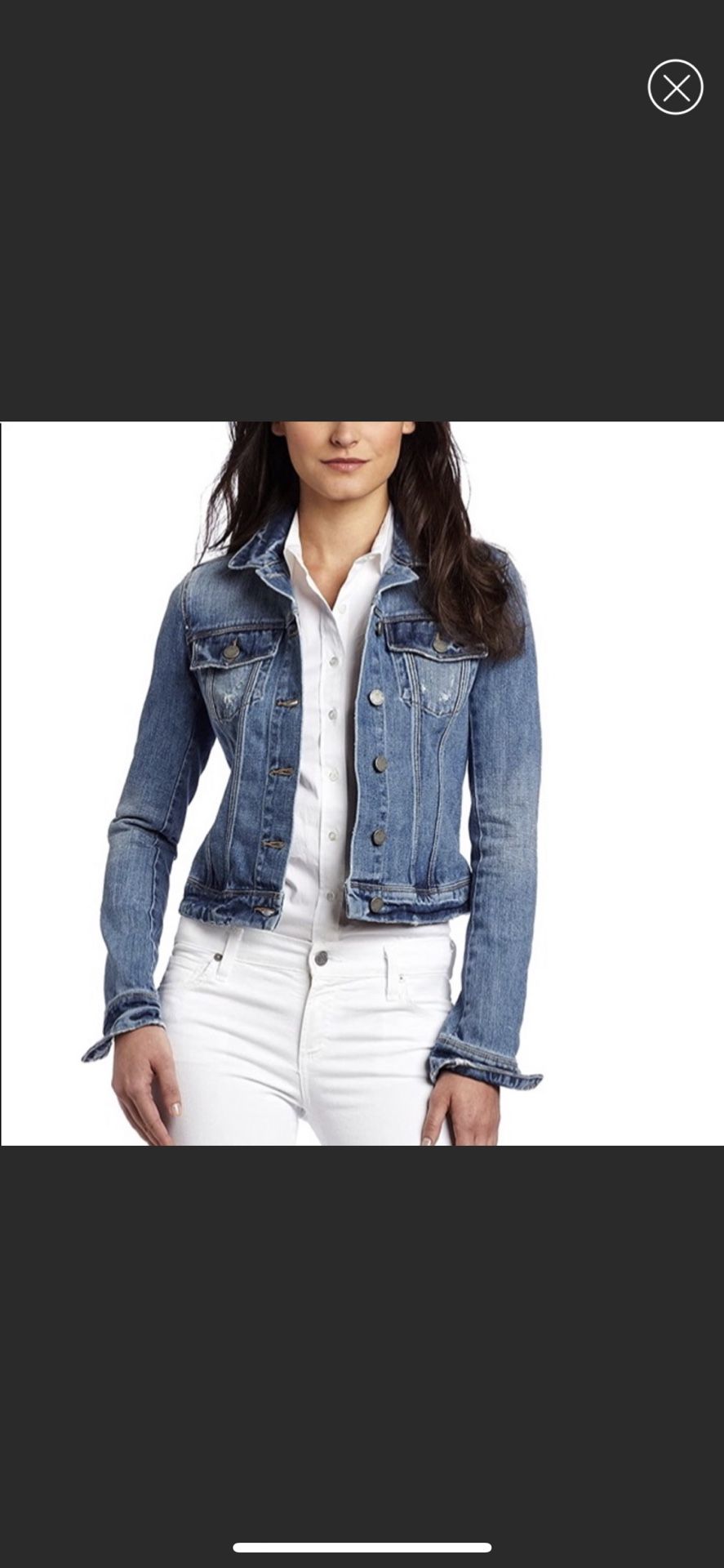 Paige Jean Jacket, Size S