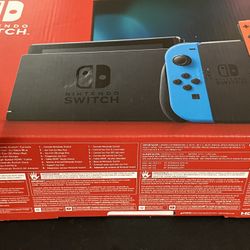 🔥NEW Nintendo Switch + Neon Joy Cons 32GB Gaming Console 🔥