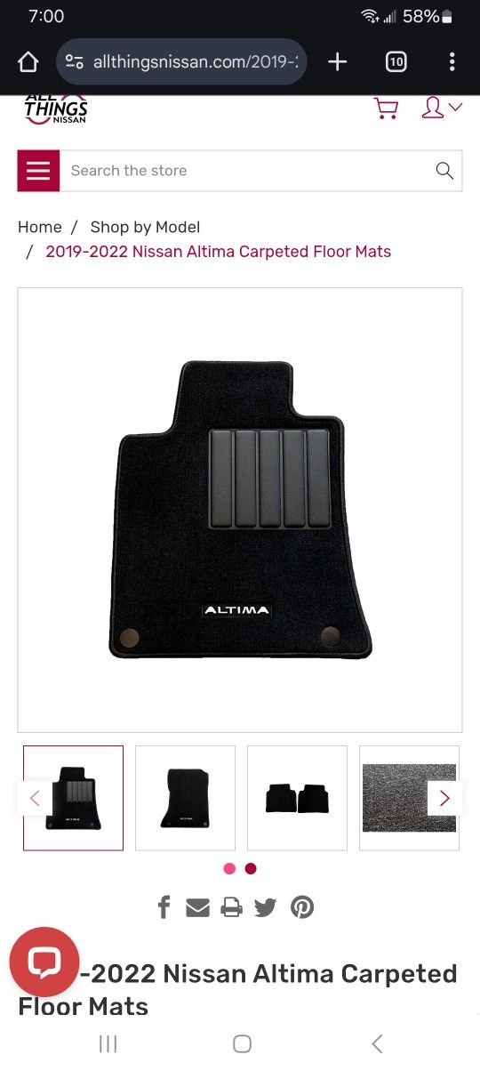 Altima Car Mats