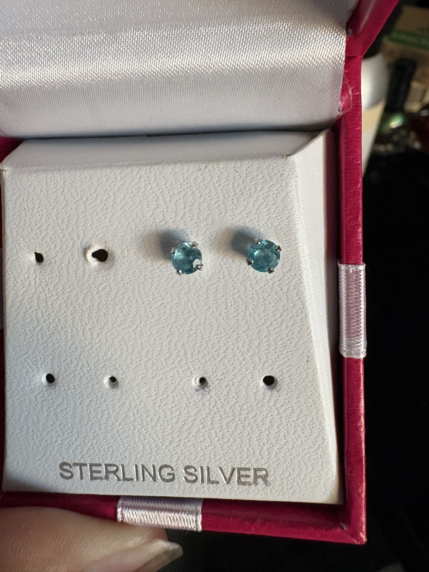 Sterling Silver Girls Earrings