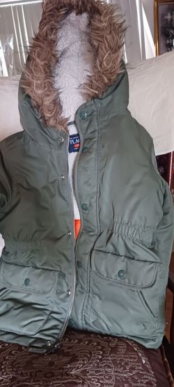 Boys  The CHILDREN'S PLACE Sz 5 Coat Olive GREEN