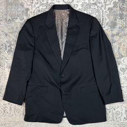 Hart Schaffner Marx Dillards Men’s 46R Black Blazer 2 Button Jacket 