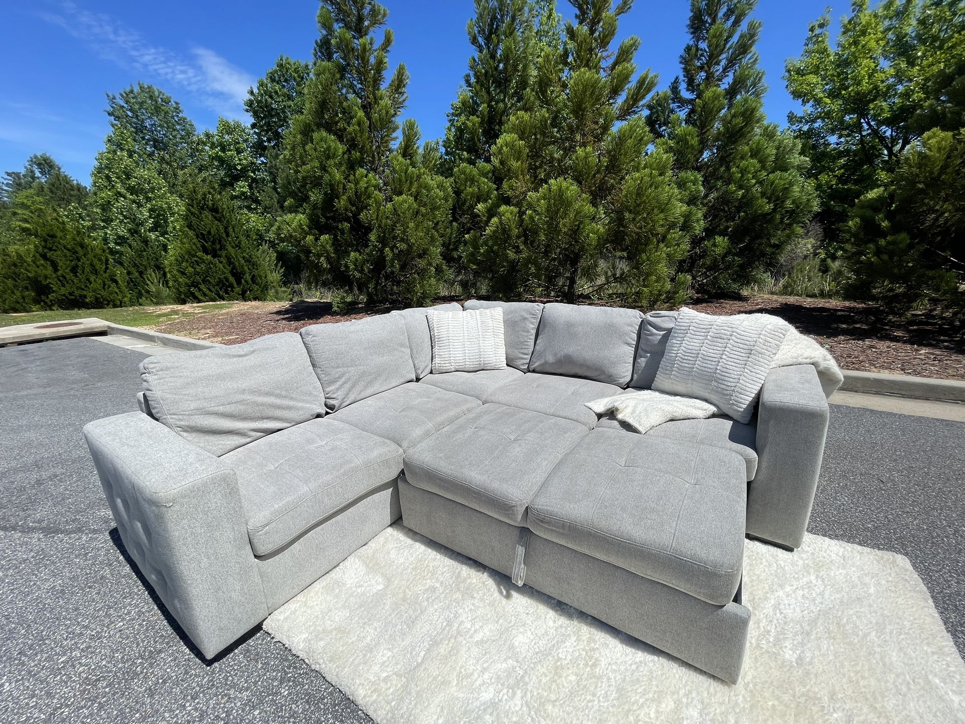 Sectional Couch With Pull Out Sleeper Delivery Available!