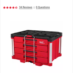 2- 4 Drawer Miluakee Packout tool boxes