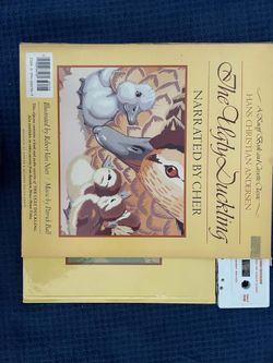 Vintage book with cassette