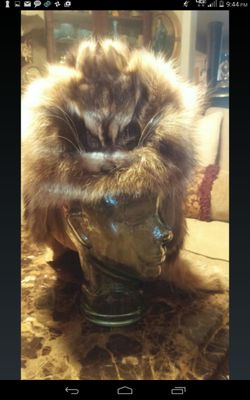 Vintage Raccoon Hat
