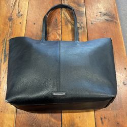 Rebecca Minkoff Large Black Leather Tote Bag