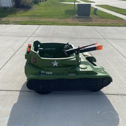 Kids 24 Volt Army Tank 