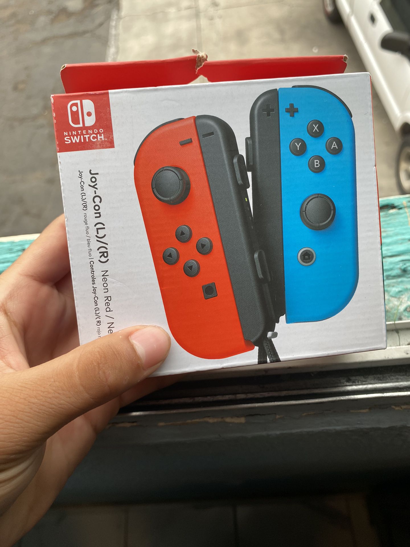 Nintendo Switch Joycon Color Blue And Red