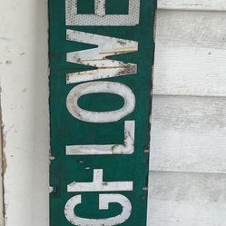 Spring Flower Rd Sign