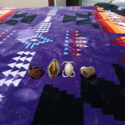 Rings One Is A Tigers Eye 