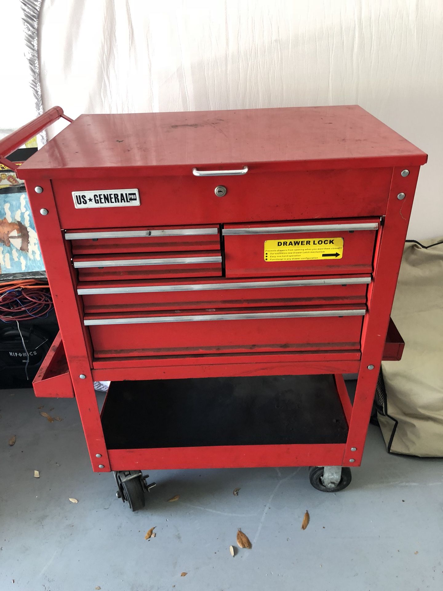US GENERAL Roll cart tool box