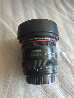 Canon EF 8-15mm f/4L USM Fisheye Lens