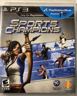 Sports Champions PS3 (2010) with Manual & Orig Case Tested Works