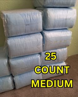 DIAPERS Adult Size Medium - 25 Count