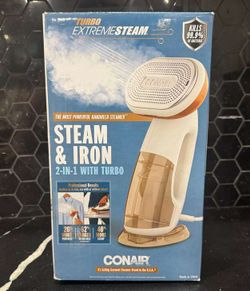 Conair 2-1 steamer with iron turbo