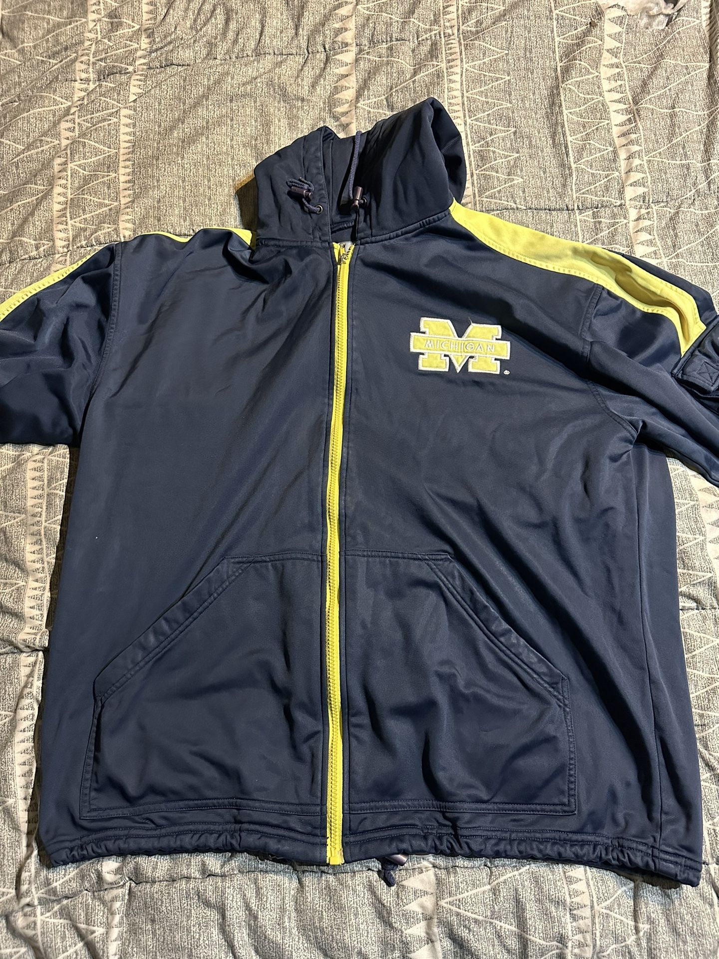 Vintage Michigan Zip Up Size Large