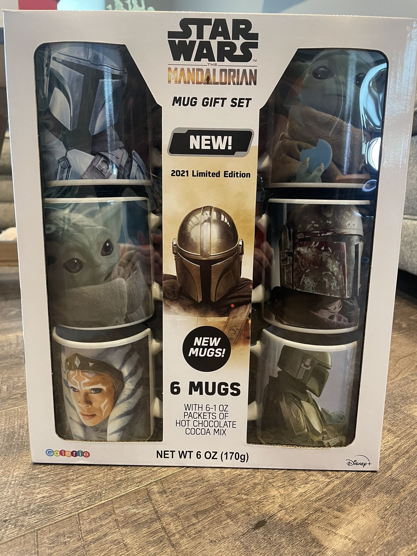 Star Wars Mandalorian Mug Gift Set Of 6