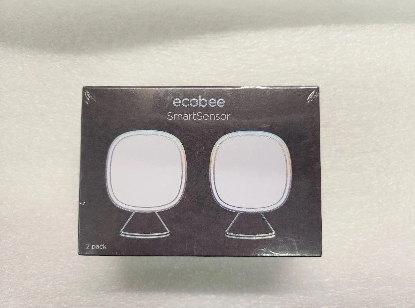 Ecobee SmartSensor Room Temperature Sensors White - Pack of 2 - NEW