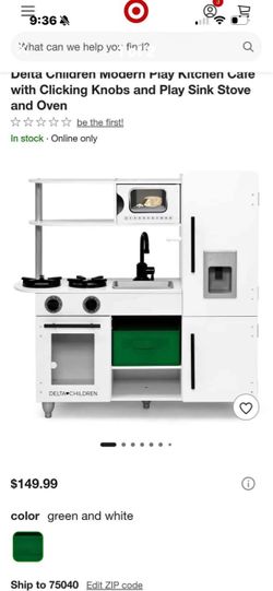 Delta Children Modern Play Kitchen Cafe