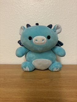 Squishmallows Official Kellytoy Plush 7" Grey the Dragon