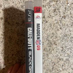 PS3 COD BLACK OPS/ MADDEN 09