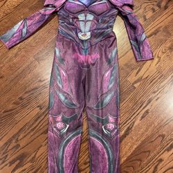 Power Rangers Bodysuit Costume Halloween Girls Size 4-6X 