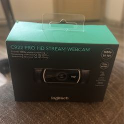 C922 Logitech Pro HD Stream Web Cam 