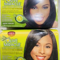 Olive Miracle No Lye Relaxer (2 Boxes for $5 New Unopened!)