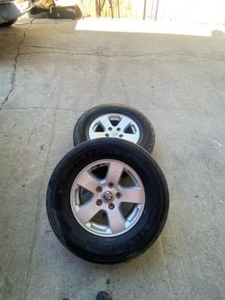 Dodge Ram wheels 🛞 (2) only