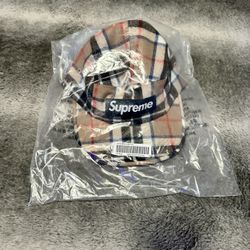 Supreme Plaid Flannel Cap