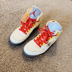 NIKE JORDAN OFF-WHITE 5 (SIZE 10)