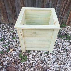 Treated  planter boxes