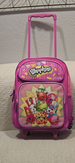 Vintage: 15years old Shopkins Backpack/Luggage with wheels