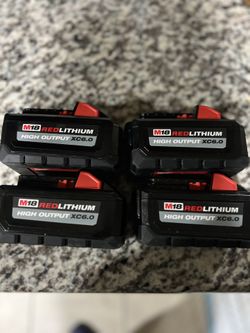New Milwaukee M18 Battery 6.0 High Output 