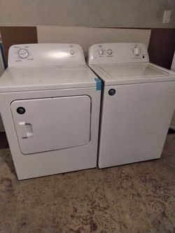 Washer and electric dryer matching set sears roper like new clean delivery and installation is free