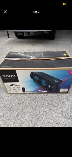 Sony bluetooh speaker 420 watts