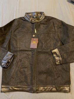 Men Suede Jacket size Medium EMPORIO & CO Brand New Negotiable