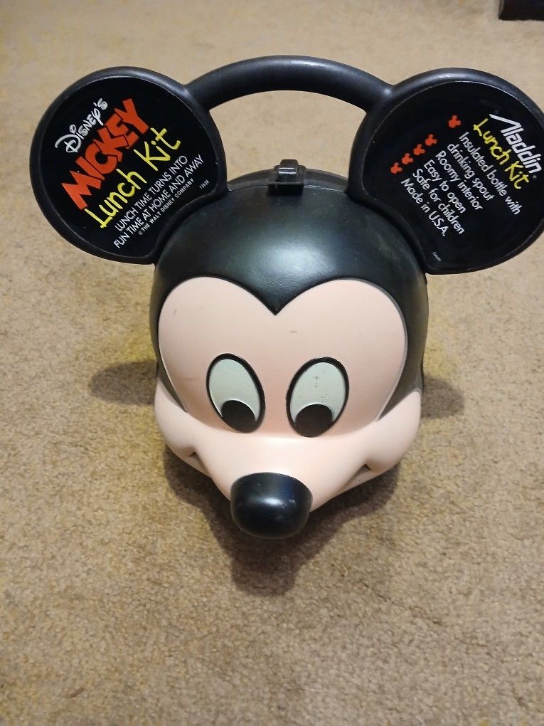 Vintage Alladan Mickey Mouse Lunchbox Never Used