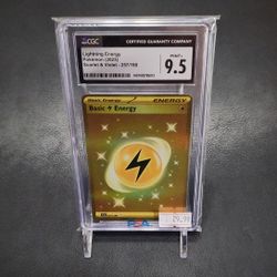 2023 Pokémon Lightning Energy 257/198 (9.5 Mint+ CGC) 