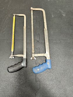 2 Hacksaws – Large & Small – Adjustable Blade Tension – $15