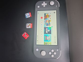 Switch Lite with 3 games