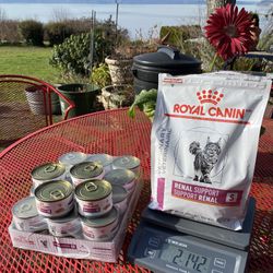 Royal Canin Cat Renal Support Food 28 Cans “E” + 3lb Bag “S”