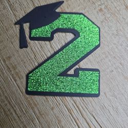 Black & Green Glitter 