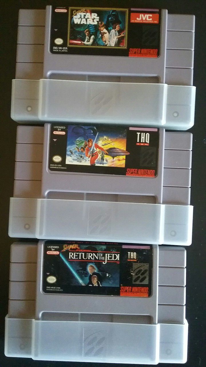 All 3 Super Star Wars for SNES
