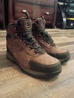 Georgia Boots Riverdale Waterproof Hiker G6758 Steel Toe Hiking Work Boot Size 9.5 Mens Discontinued Non Slip Work Shoes